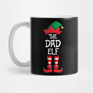 Dad Elf Matching Family Christmas Daddy Mug